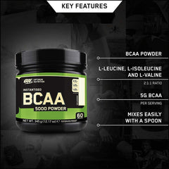 1 BCAA 5000 Powder Unflavored 60 Servings