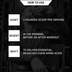 1 BCAA 5000 Powder Unflavored 60 Servings