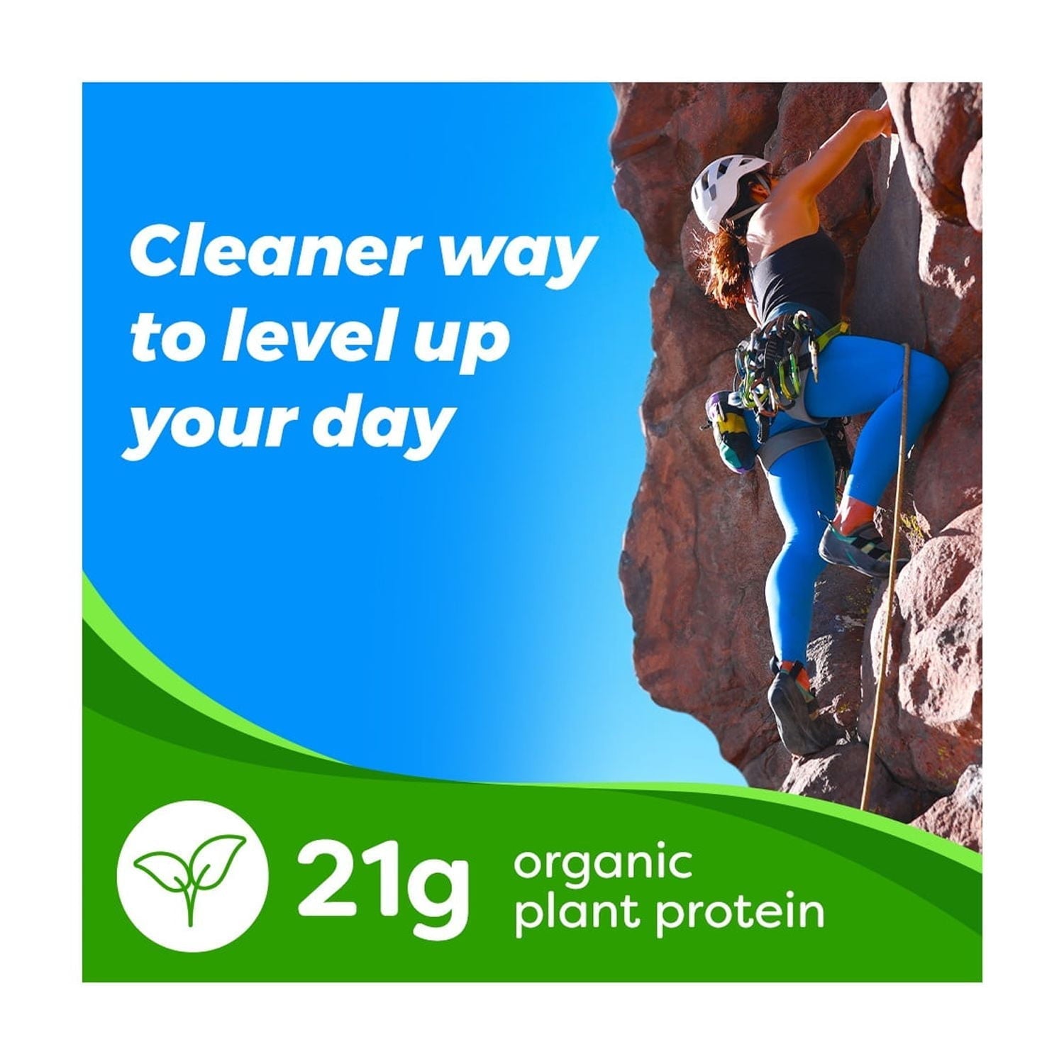 Orgain Organic Vegan 21g Protein Powder, Plant Based Shake Drink, Vanilla Bean 1.02lb