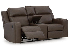 Lavenhorne Manual Reclining Loveseat with Console