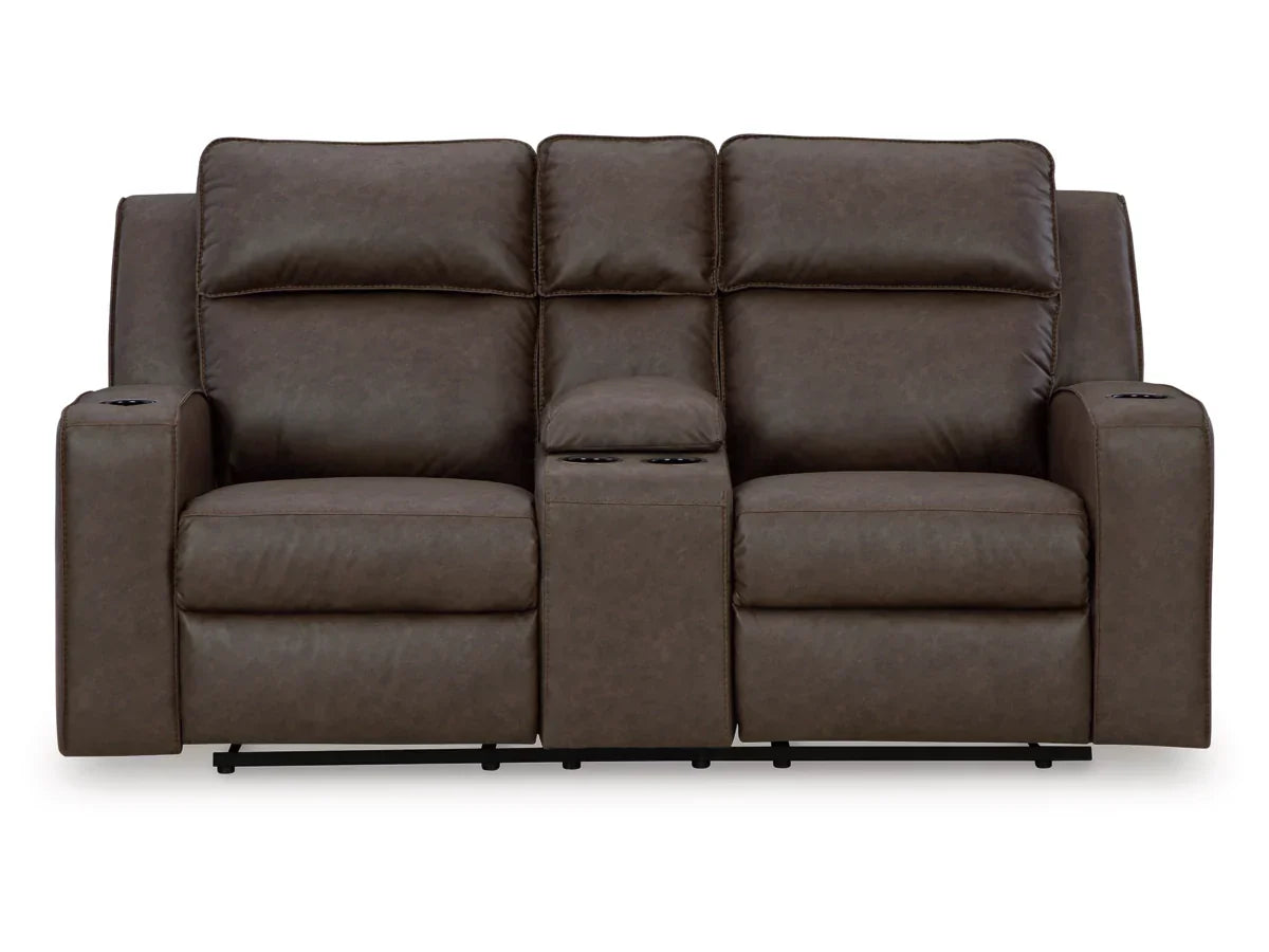 Lavenhorne Manual Reclining Loveseat with Console