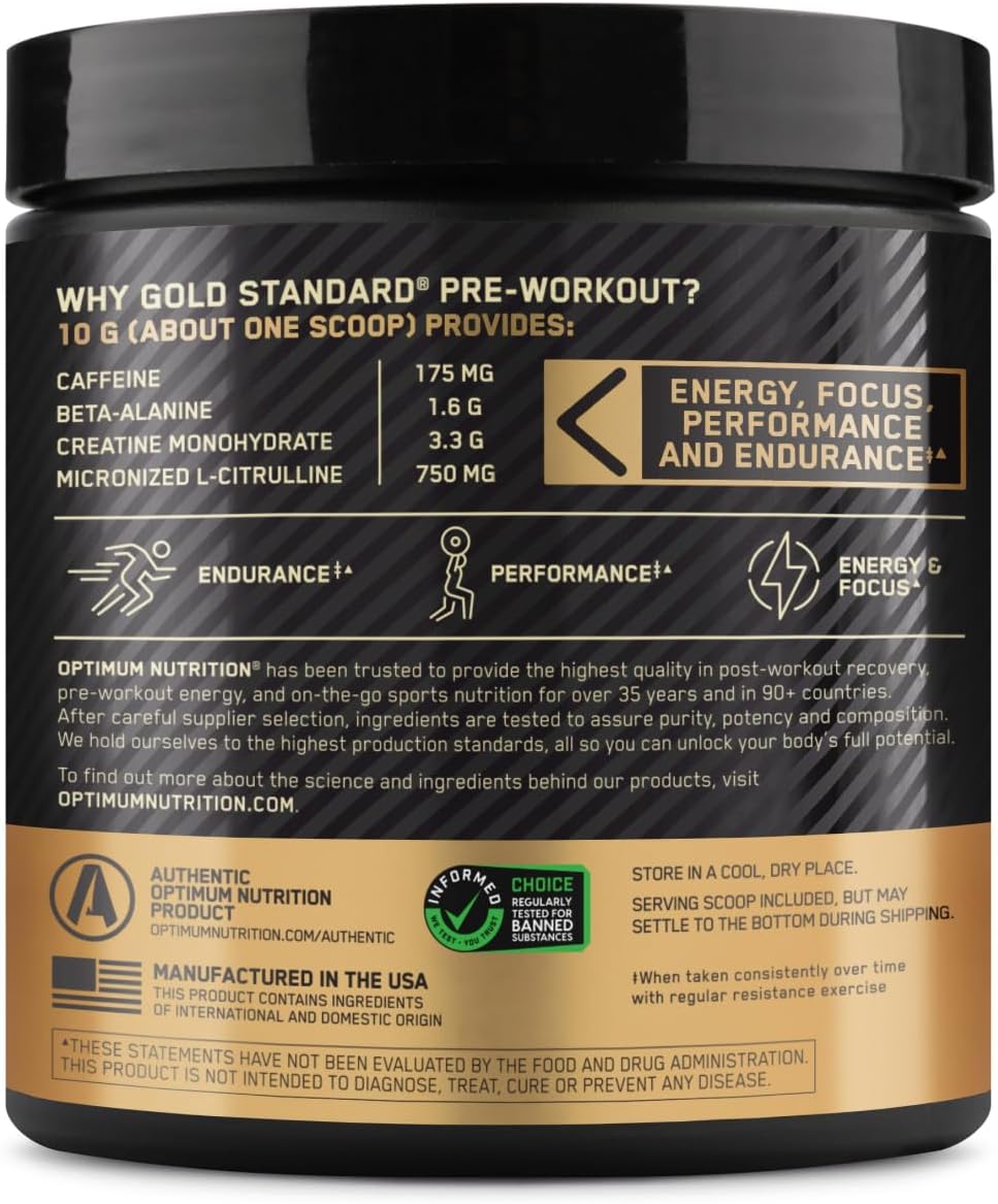 1 Gold Pre-Workout with Creatine
