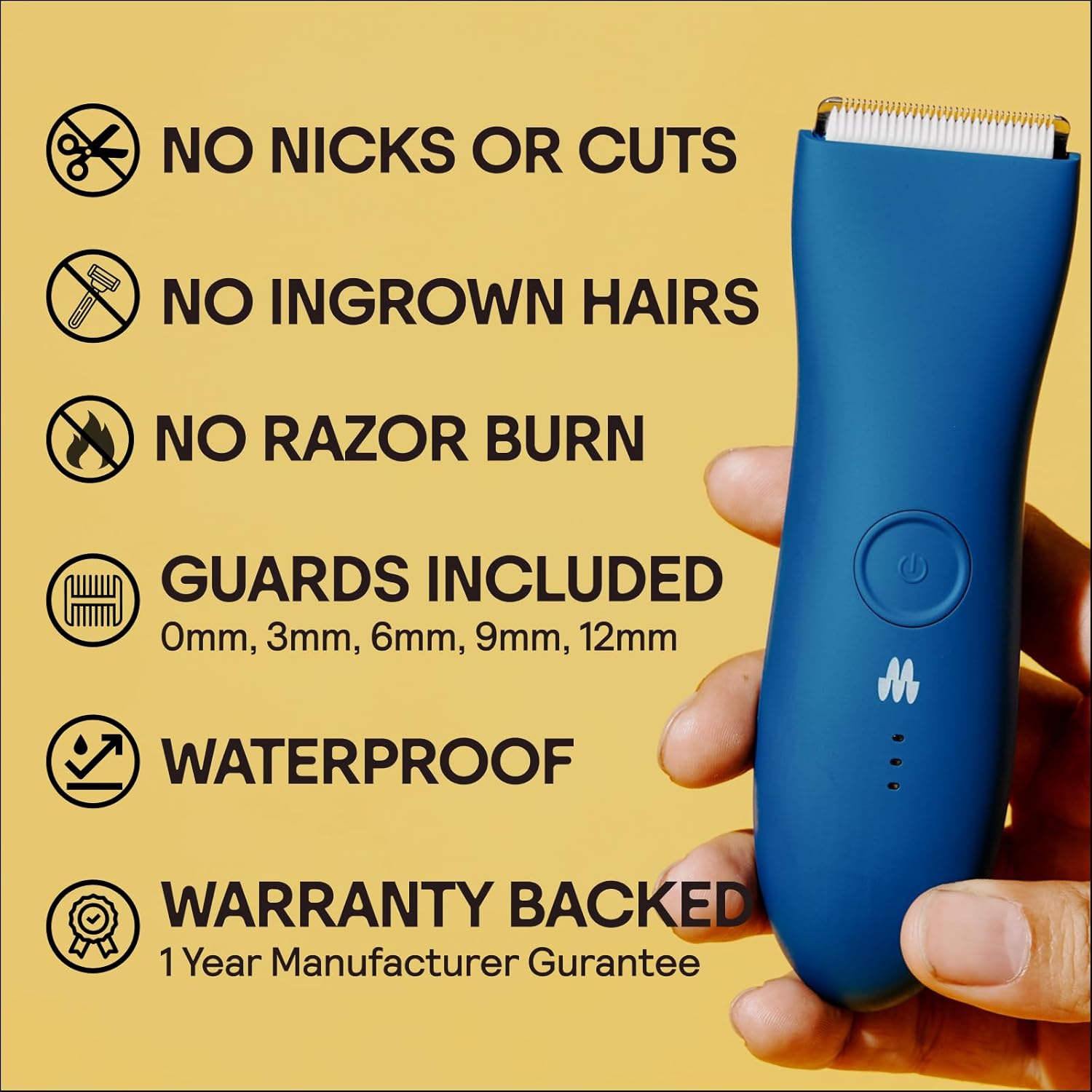 Waterproof Groin & Body Trimmer