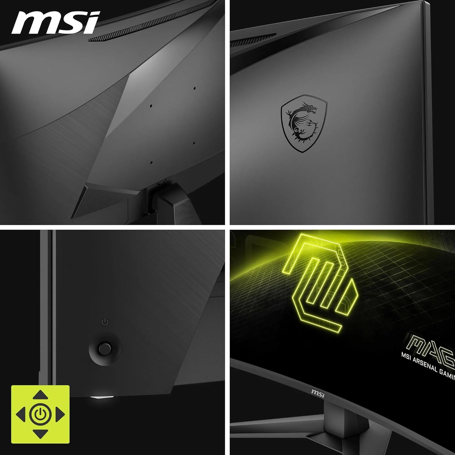 MSI MAG 276CF E20 – 27" Curved Gaming Monitor, 200Hz, 0.5ms, HDR Ready
