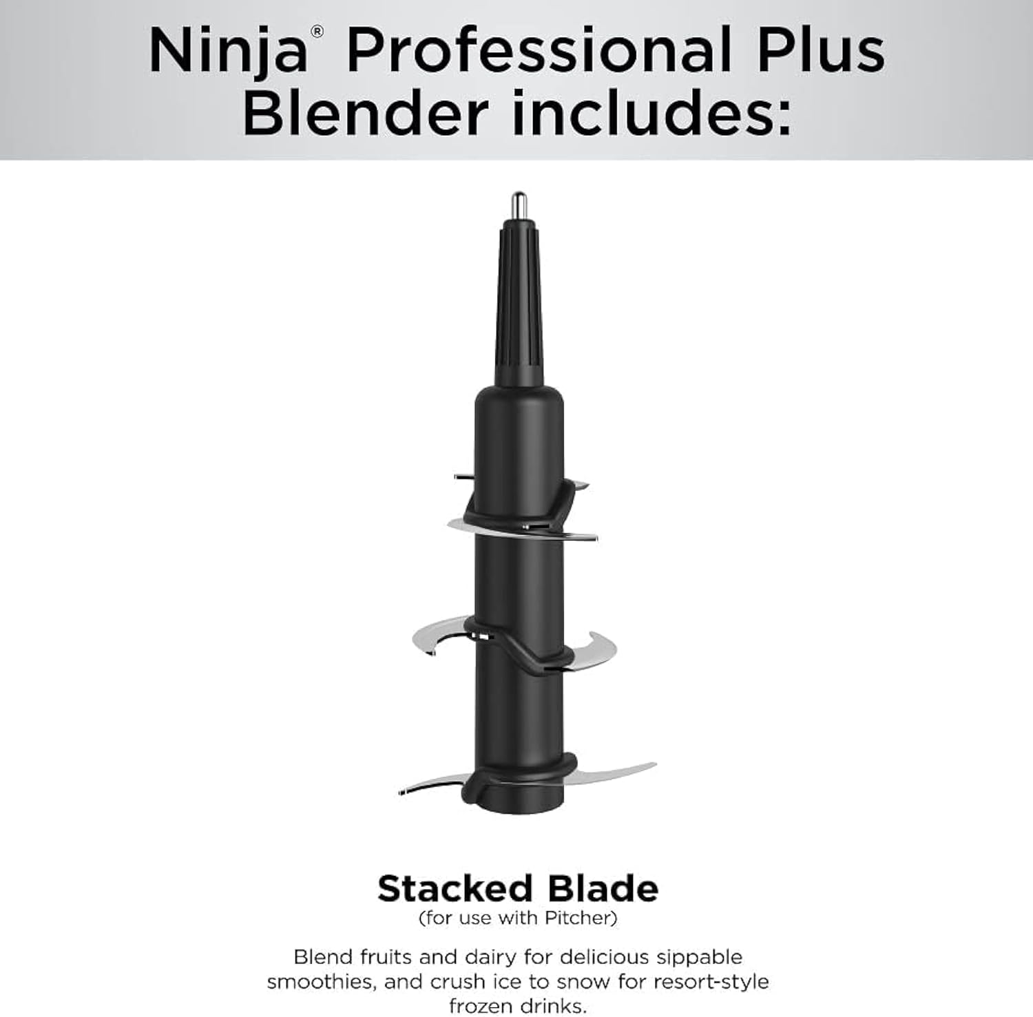 Ninja BN701 Blender – 1400W, 3 Auto-iQ Functions, 72-oz Pitcher, Dark Grey