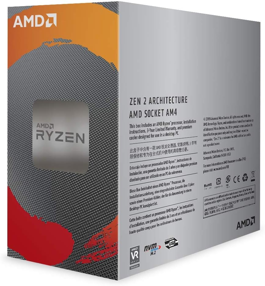 AMD Ryzen 5 R5 3600 3.6GHz 6-Core 12-Thread CPU Processor LGA AM4