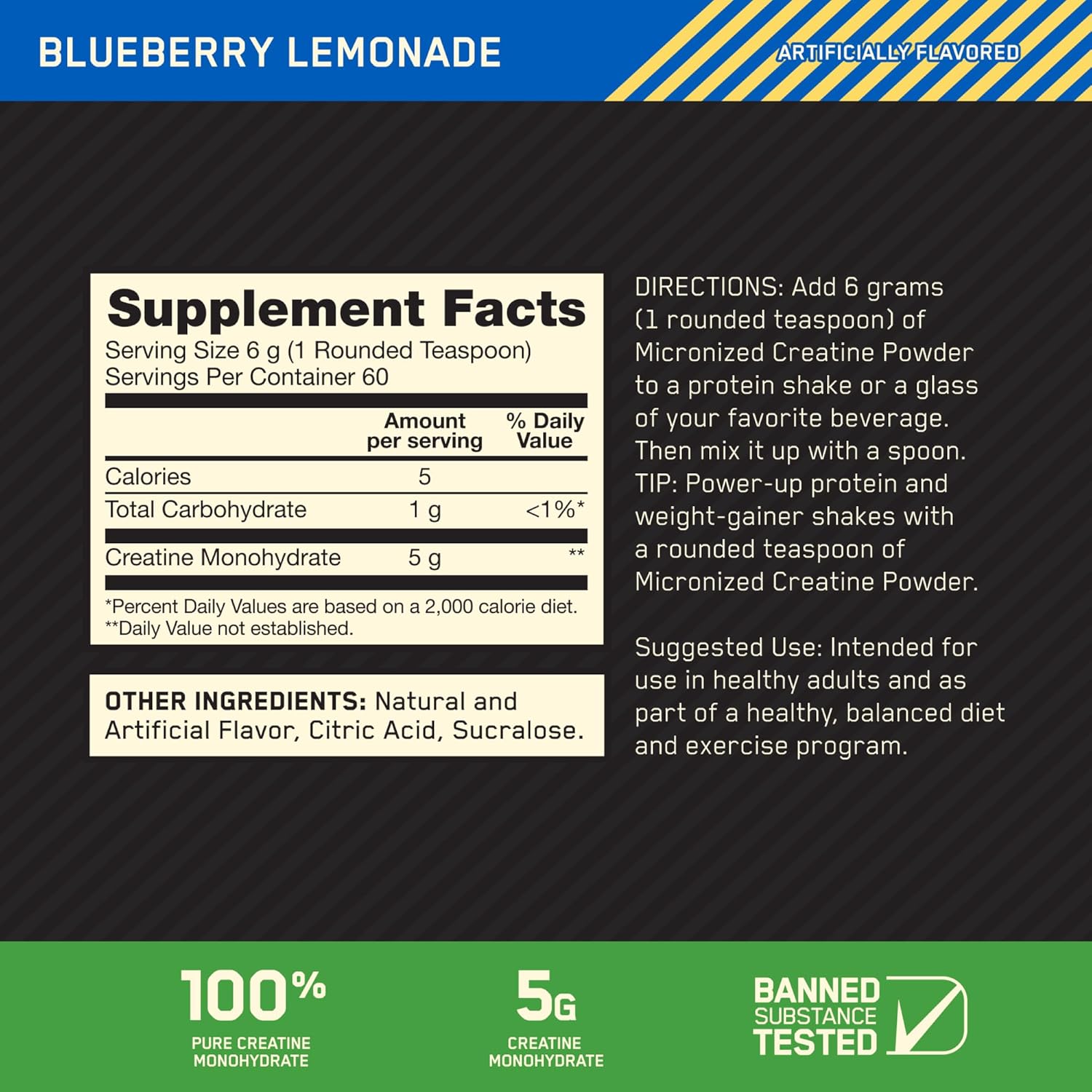 1 Pack Micronised Creatine