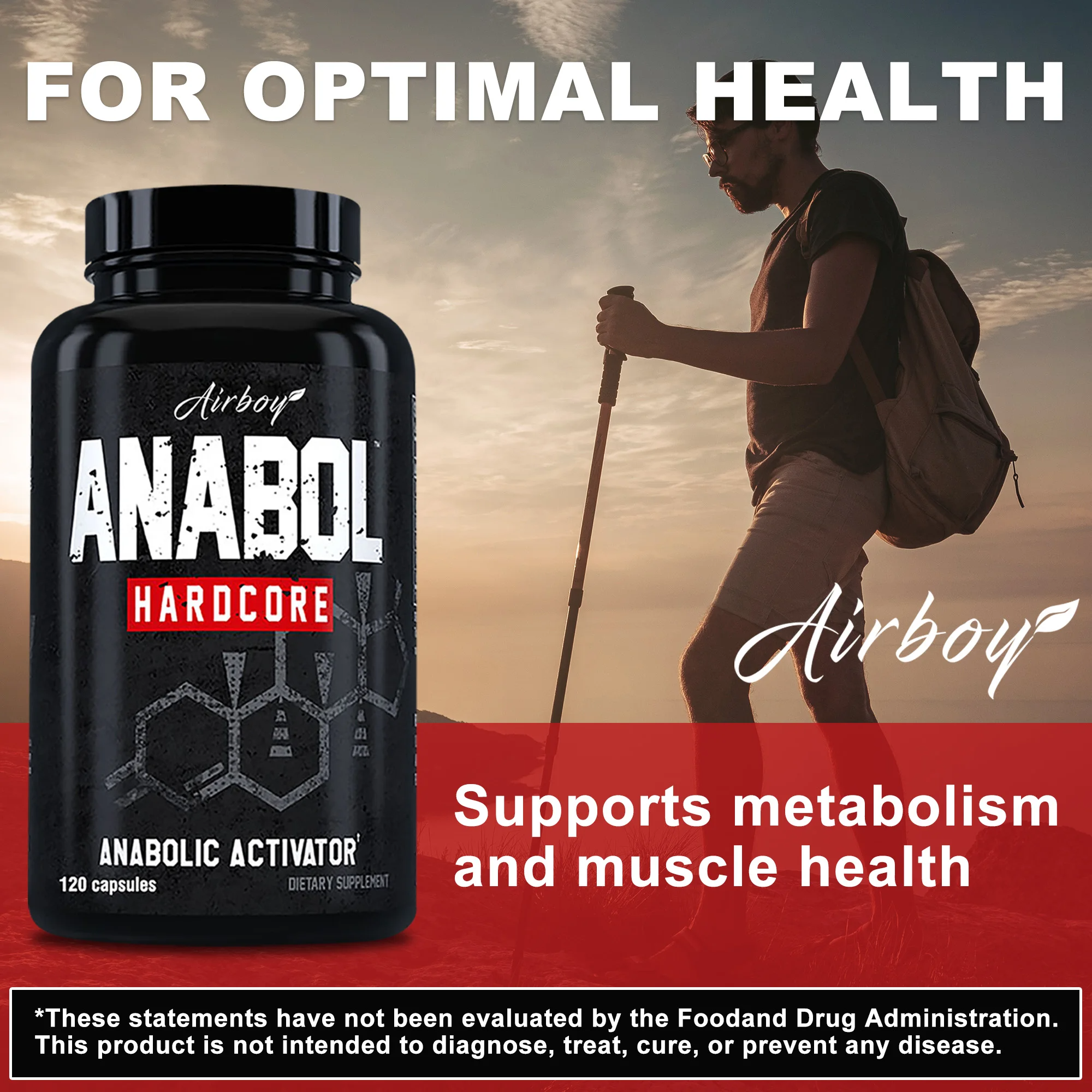 Anabol Hardcore Muscle Builder – 120 Capsules