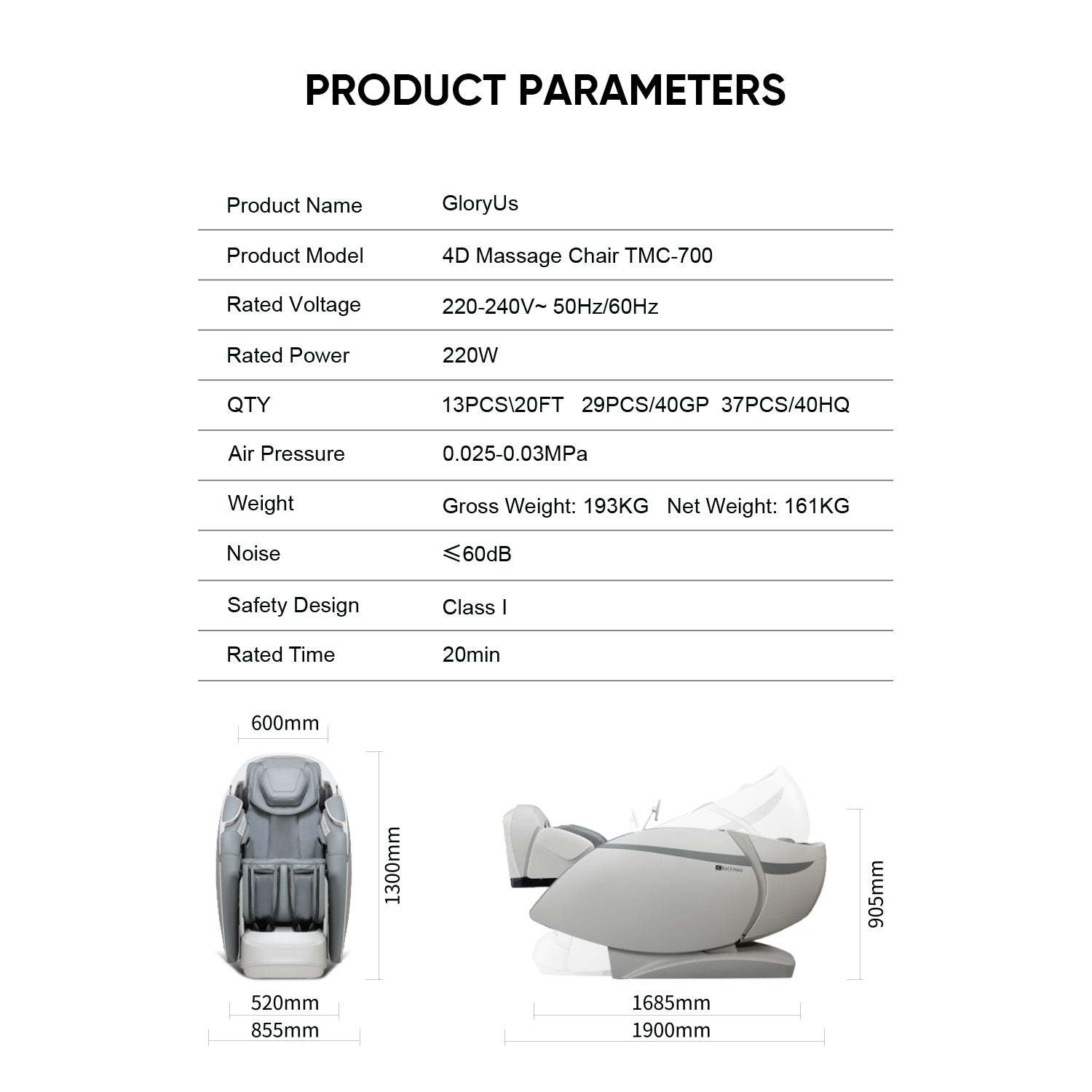 TheraGlory Ultimate™ Massage Chair