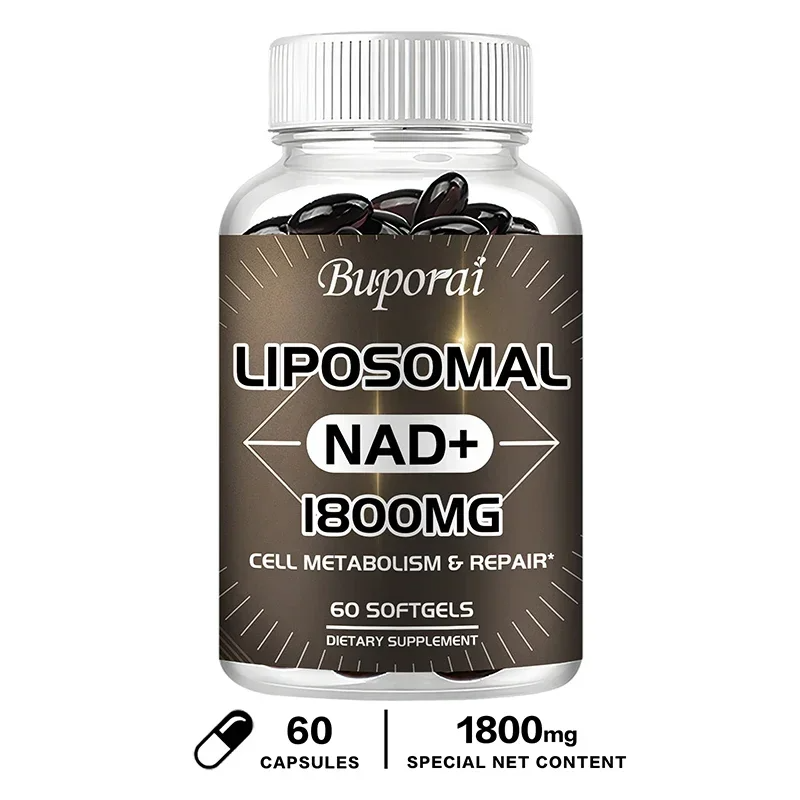 Liposomal NAD+ Supplement – Boost Cellular Energy, Enhance Endurance, Promote Healthy Aging & Brain Function | High Absorption Formula for Men & Women