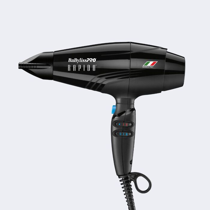 Rapido Black Dryer – Italian-Made Power, Featherlight Precision
