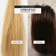SVA Amrapali Plant-Based Hair Dye Kit - Deep Brown Shade 150g