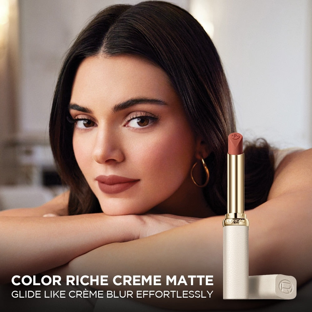 L'OREAL PARIS MAKEUP Color Riche Creme Matte Lipstick 195 Glamorous Nude 1s