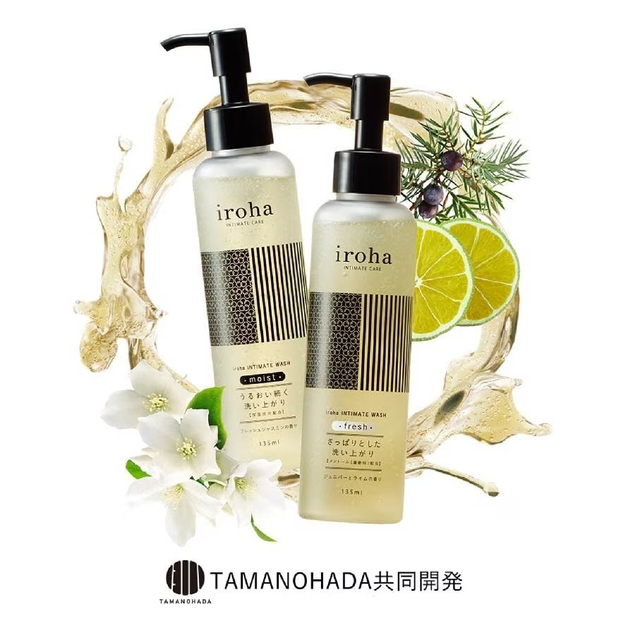 TENGA IROHA Intimate Wash Fresh Jasmine Lime Scent 135ml