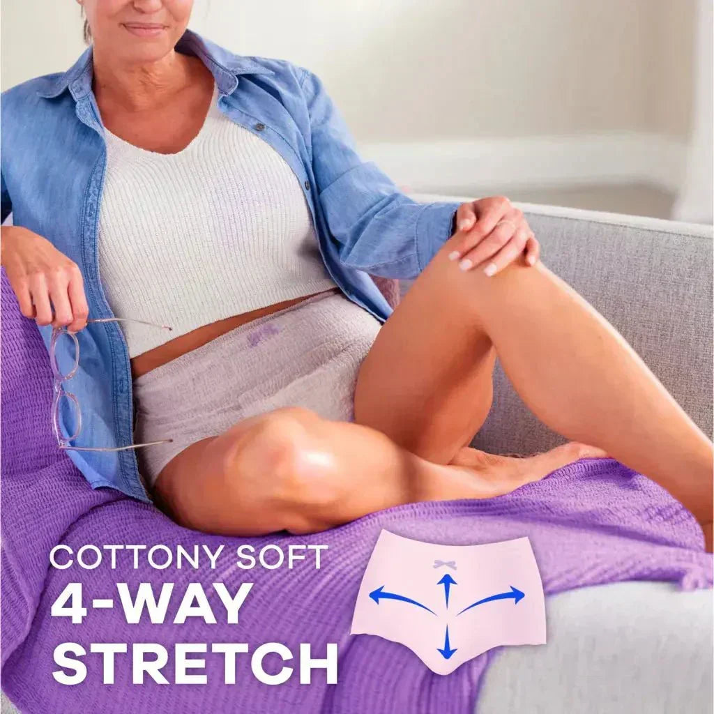 Always Discreet Maximum Protection Underwear.