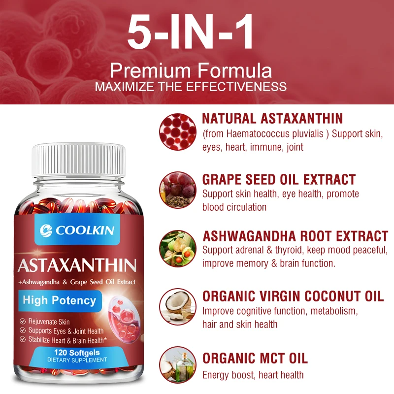 Astaxanthin Complex Supplement – Joint & Immune Support