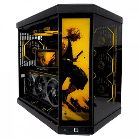 Gaming PC Aesthetic (Ryzen 9 9950X3D, 96 GB DDR5 RAM, RTX 5090 32GB GPU) - Powered by ASUS