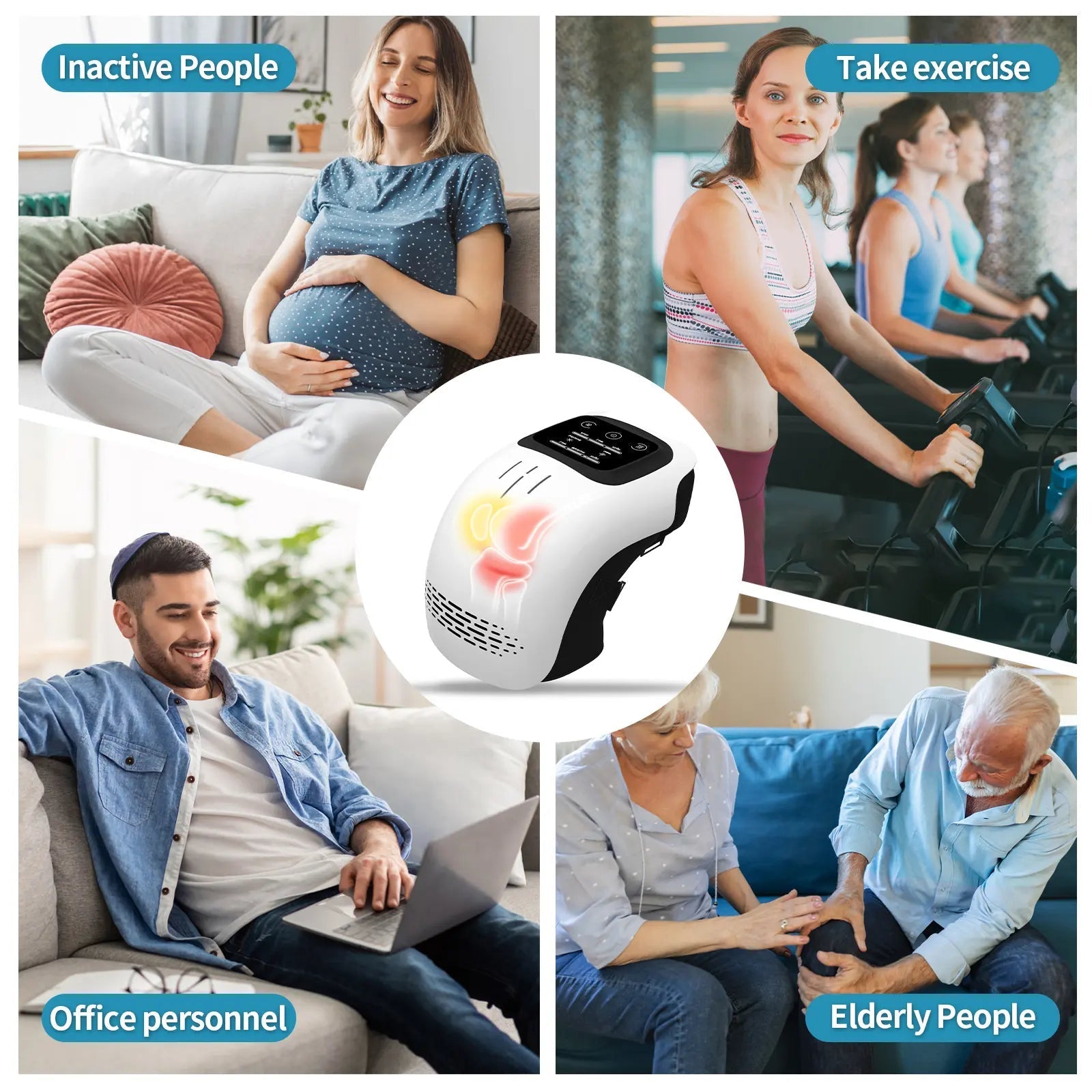 Intelligent Knee Massager Electric Knee Physiotherapy.