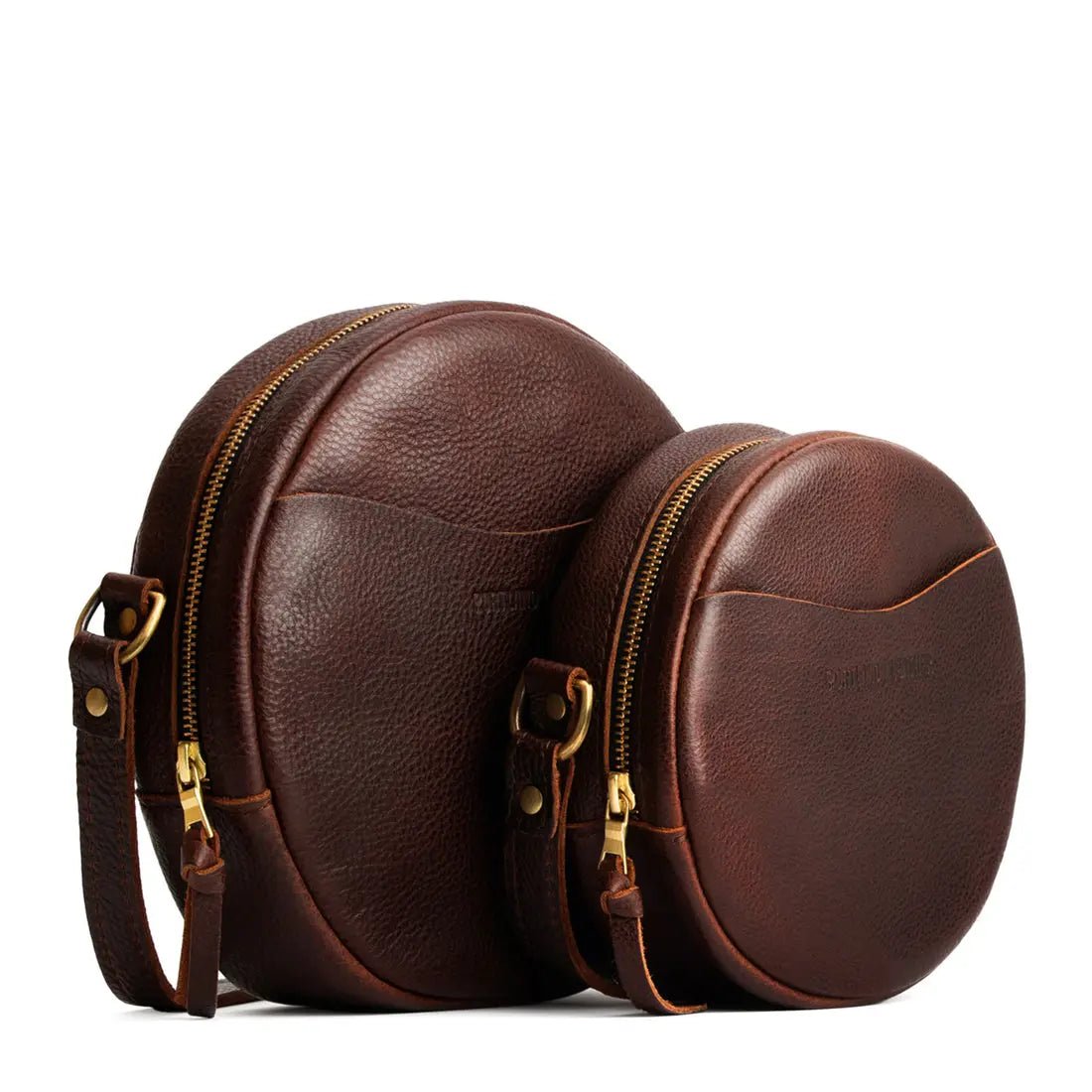 Leather Circle Crossbody.