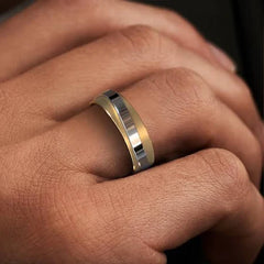 Gold Ornica Wedding Ring