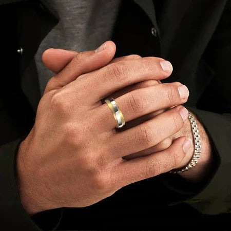 Gold Ornica Wedding Ring